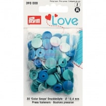 Кнопки Color Snaps пластик 30 шт разноцветные Prym Love 393000