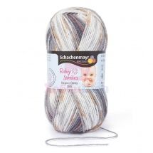 Пряжа для ручного вязания Schachenmayr Bravo Baby Color 50 гр цвет 00200