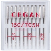 Универсальный набор стандартных игл ORGAN REG №70-90 (10 шт.)