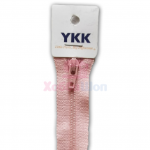 Молния 20 см спиральная неразъемная YKK розовый зефир 811