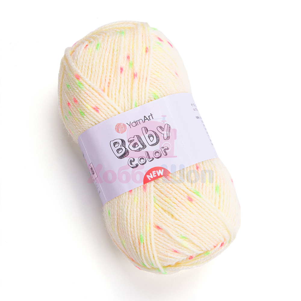 Пряжа для ручного вязания YarnArt Baby Color 50 гр цвет 219