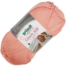 Пряжа для ручного вязания Gruendl Cotton Soft Uni 100 гp цвет 07