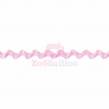 Декоративная тесьма вьюнчик розовый 10 мм × 3 м Prym 916374