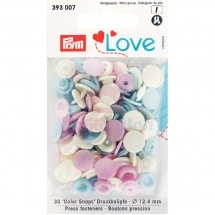 Кнопки Color Snaps пластик 30 шт разноцветные Prym Love 393007