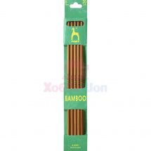 Спицы чулочные Bamboo 5 мм x 20 см 5 шт Pony 67011