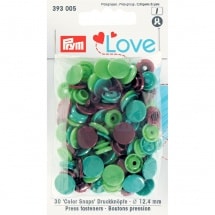 Кнопки Color Snaps пластик 30 шт разноцветные Prym Love 393005