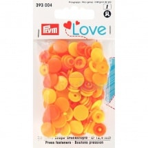 Кнопки Color Snaps пластик 30 шт разноцветные Prym Love 393004