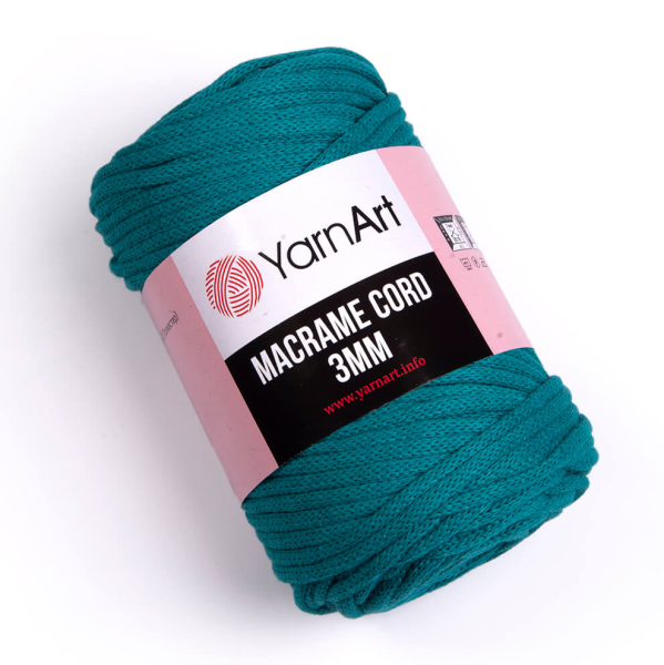 Пряжа для ручного вязания YarnArt Macrame Cotton Cord 3мм 250 гр цвет 783