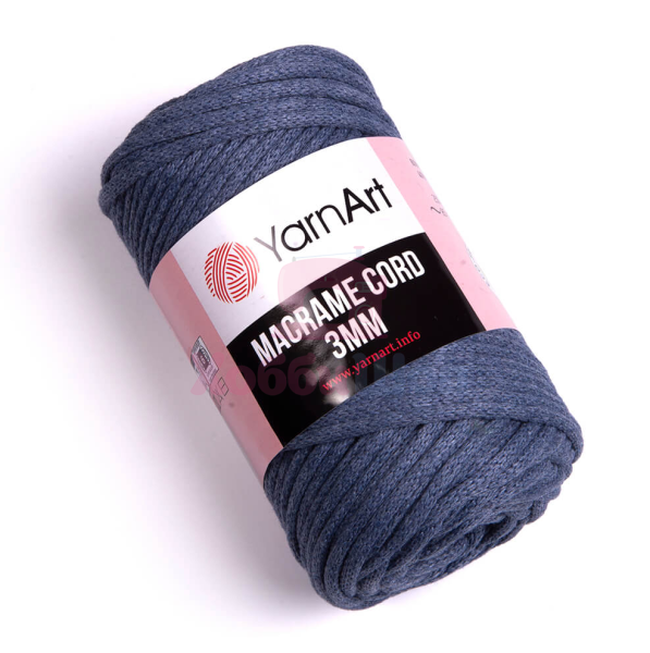 Пряжа для ручного вязания YarnArt Macrame Cotton Cord 3мм 250 гр цвет 761