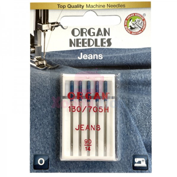 Набор игл джинс ORGAN JEANS №90 (5 шт.)