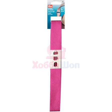 Лента-ремень для сумок 30 мм 3 м розовый Prym 965189