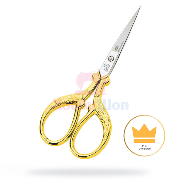 Ножницы вышивальные с золотыми ручками ORO Premax 9 см V11160312D 