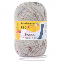 Пряжа для ручного вязания Schachenmayr Regia Tweed 50 гр цвет 00090