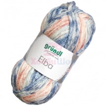 Пряжа для ручного вязания Gruendl Elba 50 гр цвет 08