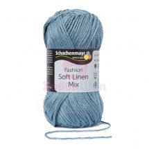 Пряжа для ручного вязания Schachenmayr Soft Linen Mix 50 гр цвет 00052