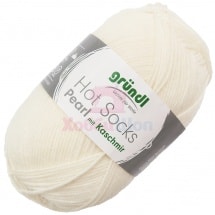 Пряжа для ручного вязания Gruendl Hot Socks Pearl 50 гр цвет 01