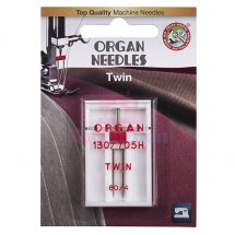 Игла двойная ORGAN TWIN №80/4 для бытовых швейных машин (1 шт.)