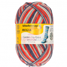Пряжа для ручного вязания Schachenmayr Regia Garden City Color DL 100 гр цвет 03853