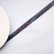 Лента флизелиновая клеевая нетканая прошитая 1см × 50м графит