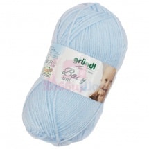 Пряжа для ручного вязания Gruendl Baby uni 50 гр цвет 03