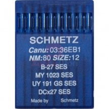 Промышленные иглы оверлок для трикотажа SCHMETZ B27 SES №80 (10 шт.)