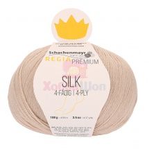 Пряжа для ручного вязания Schachenmayr Regia Silk 100 гр цвет 00020
