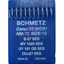 Промышленные иглы оверлок для трикотажа SCHMETZ B27 SES №70 (10 шт.)