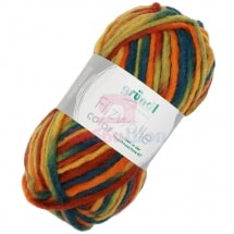 Пряжа для ручного вязания Gruendl Filzwolle Color 50 гр цвет 36