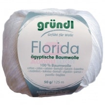 Пряжа для ручного вязания Gruendl Florida 50 гр цвет 01