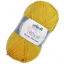 Пряжа для ручного вязания Gruendl Royal 50 гр цвет 07