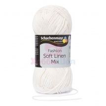 Пряжа для ручного вязания Schachenmayr Soft Linen Mix 50 гр цвет 00002