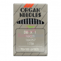 Промышленные иглы для трикотажа ORGAN DBx1 J/SES №70 (10 шт.)