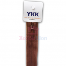 Молния 20 см потайная неразъемная YKK каштановый 900