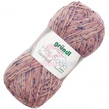 Пряжа для ручного вязания Gruendl Hot socks Tweed 100 гр цвет 08