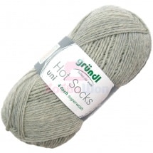 Пряжа для ручного вязания Gruendl Hot Socks Uni 50 гр цвет 02
