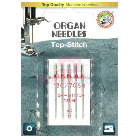 Набор игл ORGAN Top Stitch №90 (5 шт.) в интернет-магазине Hobbyshop.by по разумной цене