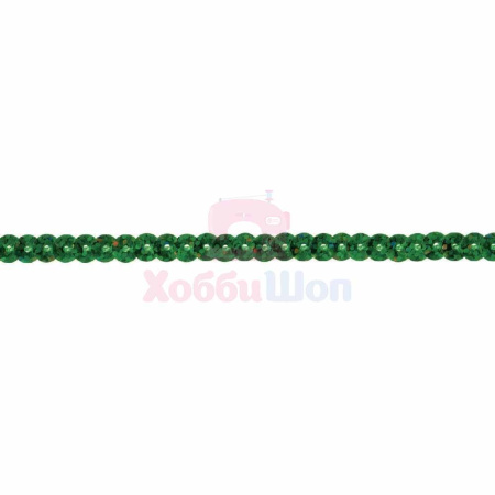 Тесьма с пайетками перламутровая зеленый 6 мм × 3 м Prym 916676