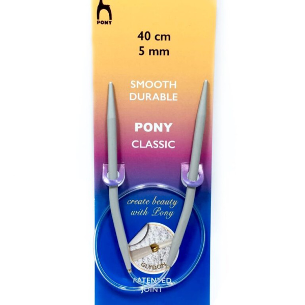 Круговые спицы Classic 5 мм x 40 см Pony 47611