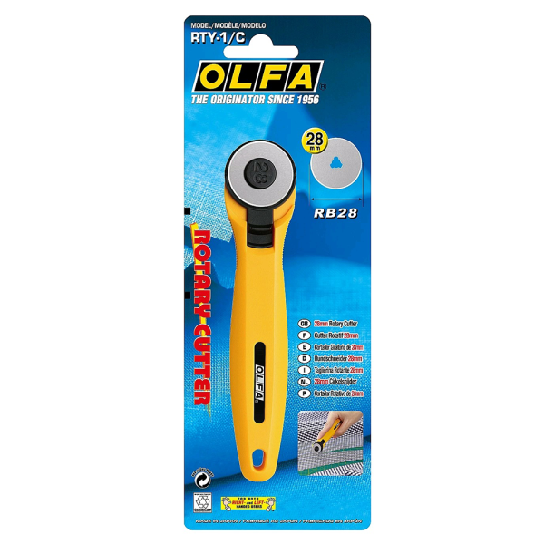 Дисковый нож RTY-1/С 28 мм (желтый) Olfa
