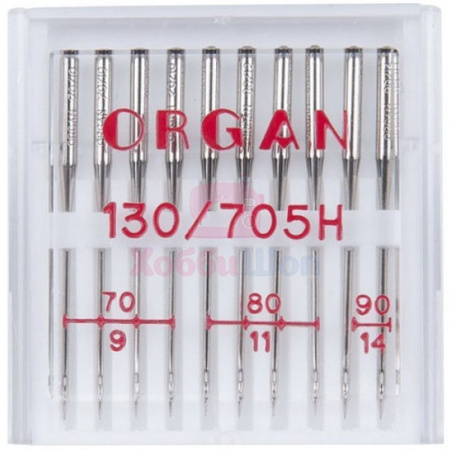 Универсальный набор стандартных игл ORGAN REG №70-90 (10 шт.) в интернет-магазине Hobbyshop.by по разумной цене