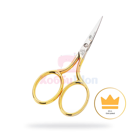 Ножницы вышивальные с золотыми ручками ORO Premax 7см V11110234D 