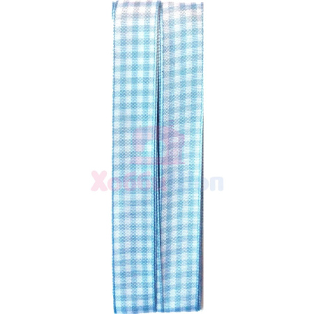 Декоративная лента клетка голубой/белый 15 мм × 3 м Prym 907353