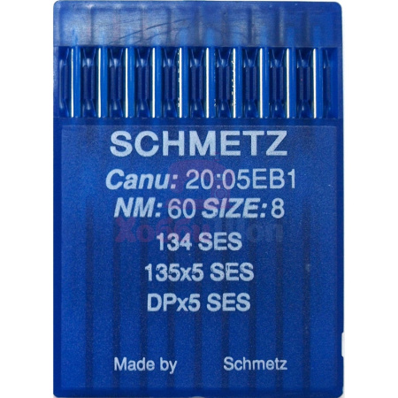 Промышленные иглы для трикотажа SCHMETZ 134 SES №60 (10 шт.)