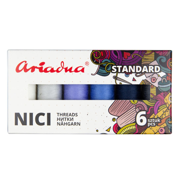 Набор ниток Ariadna Standar Winter TALIA 120 (6x200м)