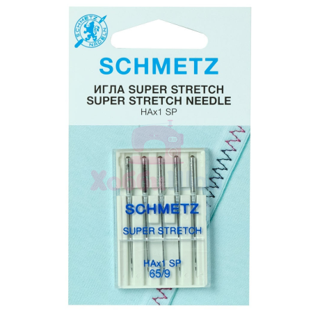 Набор игл супер-стретч SCHMETZ SUPER STRETCH №65 (5 шт.) в интернет-магазине Hobbyshop.by по разумной цене