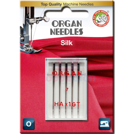 Набор игл для крепа и шелка ORGAN 7 №55 (5 шт.) в интернет-магазине Hobbyshop.by по разумной цене