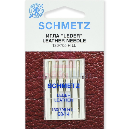 Набор игл кожа SCHMETZ LEDER LEATHER CUIR №90 (5 шт.) в интернет-магазине Hobbyshop.by по разумной цене