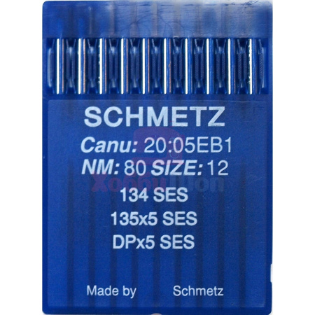 Промышленные иглы для трикотажа SCHMETZ 134 SES №80 (10 шт.)