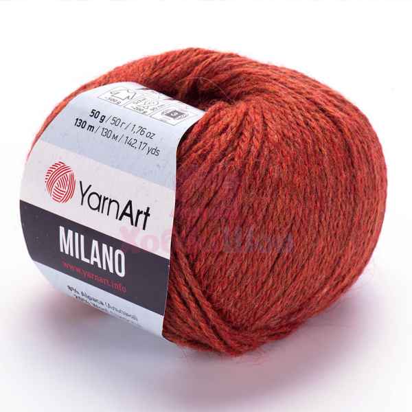 Пряжа для ручного вязания YarnArt Milano 50 гр цвет 857