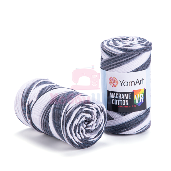 Пряжа для ручного вязания YarnArt Macrame Cotton VR 250 гр цвет 910